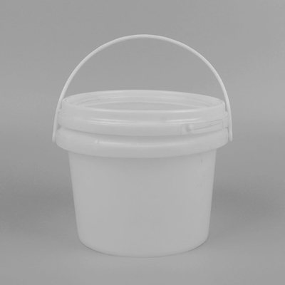 Tela que imprime a cubeta plástica redonda 1200ml para pinturas das escovas dos brinquedos