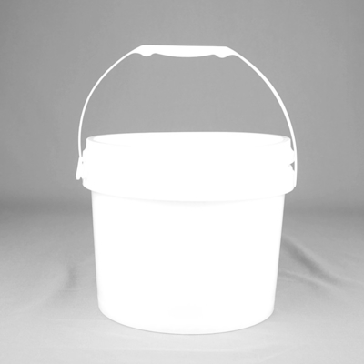 cubeta plástica do alimento de 5L PP/HDPE com punho