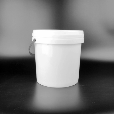 Cubeta 5L plástica redonda com tampa