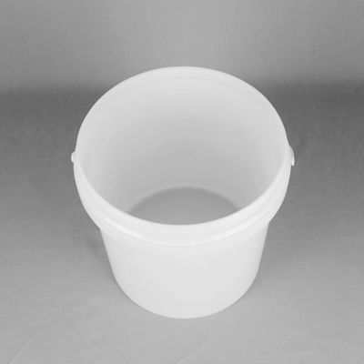 círculo 8L recipientes plásticos de 2 galões com tampas, duas cubetas plásticas do galão