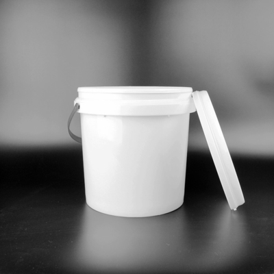 Cubeta 5L plástica redonda com tampa