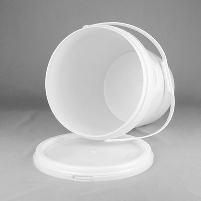 Cofre forte livre redondo do alimento de BPA cubeta plástica de 4 galões com punho plástico