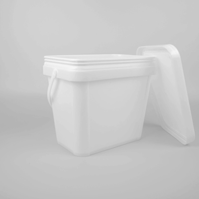 Cubeta plástica do quadrado retangular de 1 galão 3.5L para produtos químicos