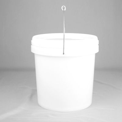 25cm DIA Transparent Plastic Bucket cubeta clara de 10 litros para o alimento