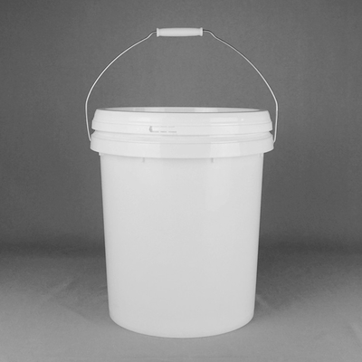 cubeta de água plástica do produto comestível 20L 5 galões com tampas e punho