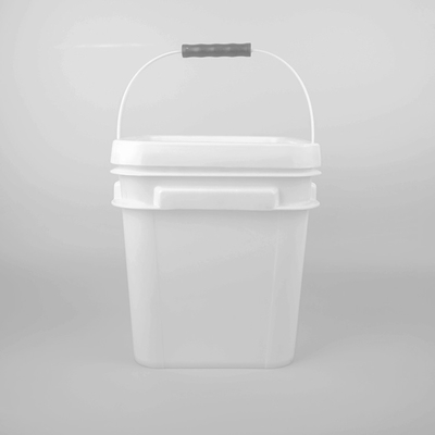 1.2 Kg de balde de plástico quadrado resistente a impactos com alça incluída