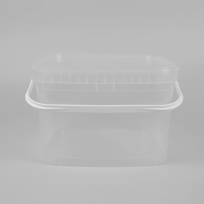 Material plástico transparente livre dos PP da cubeta de ISO9001 BPA para a água