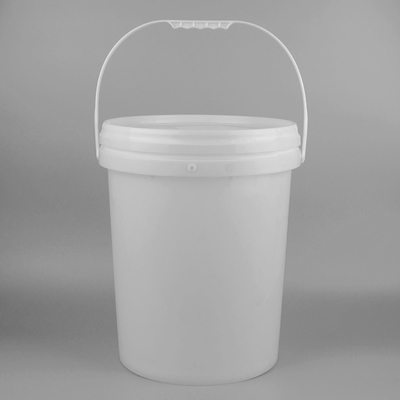 Cubeta 20l branca do produto comestível cubeta de 5 galões com tampa e punho