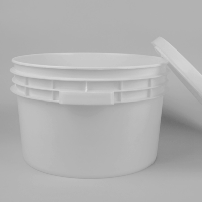 Cubeta empilhável do produto comestível com a tampa para compradores de B2B
