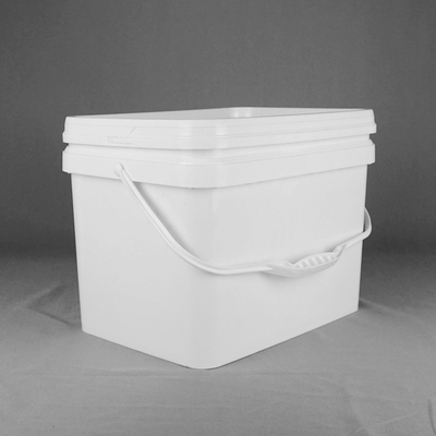 punho de 10L Toy Plastic Packaging Bucket Retangular com tampa