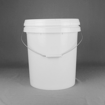 cubeta de água plástica do produto comestível 20L 5 galões com tampas e punho