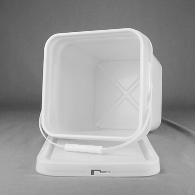 Contenedor de plástico quadrado de qualidade alimentar para o mercado com capacidade de 1,2 kg