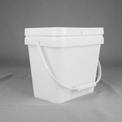Capacidade plástica de Pail With Lid Excellent Seal do quadrado de 1 galão 3.5L