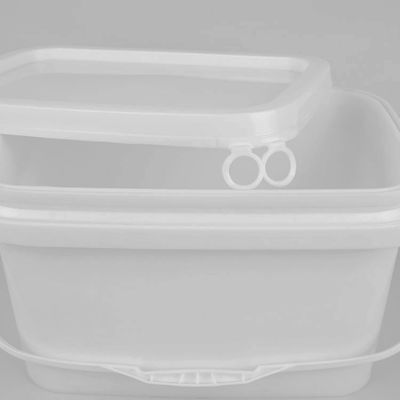 Organizador elétrico Plastic Tote Bucket da ferramenta da cubeta do OEM de 5 litros