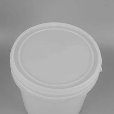 Cubeta plástica personalizada 5L/Litre PP Pail White Round Plastic Barrel da pintura