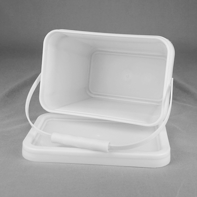 Capacidade plástica de Pail With Lid Excellent Seal do quadrado de 1 galão 3.5L