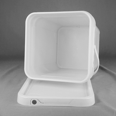 A grande cubeta quadrada de 18 litros personalizou a cor para a indústria de pintura