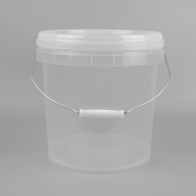 cubeta plástica plástica transparente da cubeta 10L de 25*23*27cm com tampa