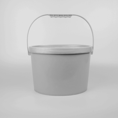 cubeta plástica dada forma especial da pintura 5kg com tampa e punho