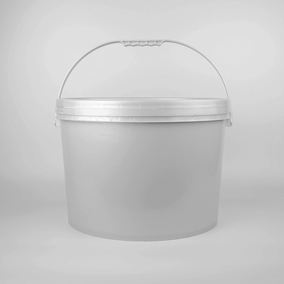 Aprovação de FDA cubeta plástica oval de 20 PP do produto comestível do litro para a pintura