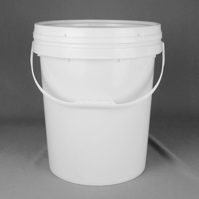 Tambor plástico redondo branco do HDPE térmico de transferência para a cor da pintura de látex