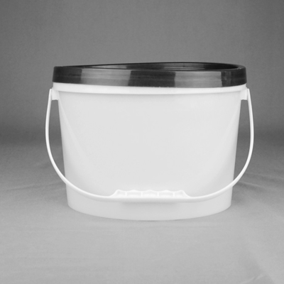 Cubeta plástica plástica oval livre resistente da cubeta 5L de BPA com tampa