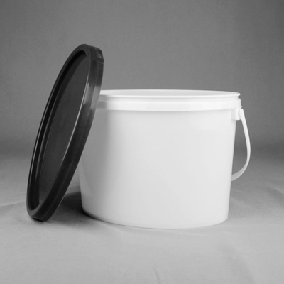 cubeta plástica dada forma especial da pintura 5kg com tampa e punho