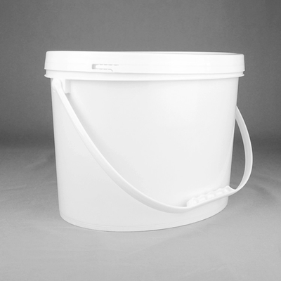 Produto comestível oval PP da forma 10L Pail Excellent Seal Ability plástica