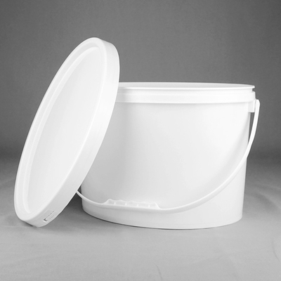 Produto comestível oval PP da forma 10L Pail Excellent Seal Ability plástica