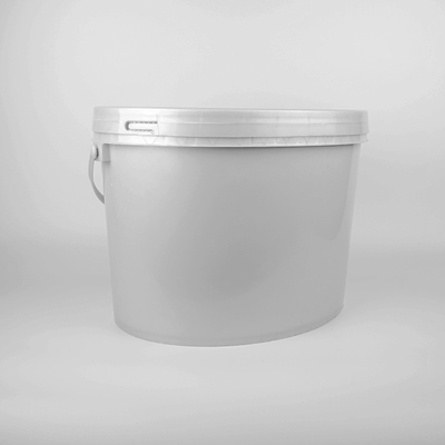 Aprovação de FDA cubeta plástica oval de 20 PP do produto comestível do litro para a pintura