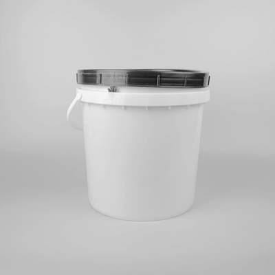 Altura plástica da cubeta 8L 25cm do alimento do empacotamento de alimento do mar com tampa do parafuso