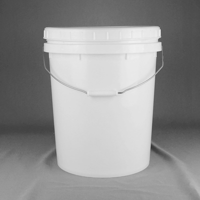 Cubeta 30L do empacotamento plástico de pintura de látex com tampa e punho