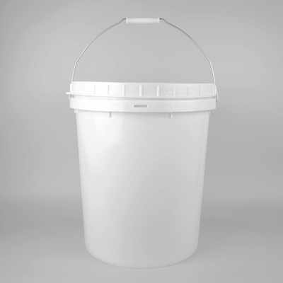Cubeta plástica transparente pequena dos PP do produto comestível com punho e tampa