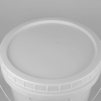 Cubeta plástica transparente pequena dos PP do produto comestível com punho e tampa