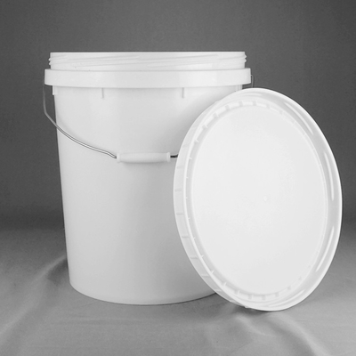 Cubeta 30L do empacotamento plástico de pintura de látex com tampa e punho
