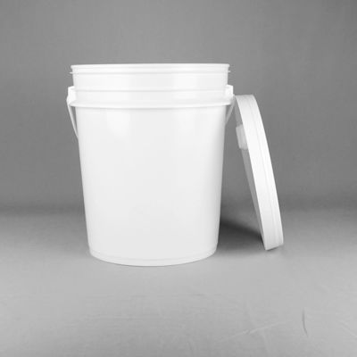 18L cubeta plástica de alta temperatura clara da pintura da cubeta plástica de 4,8 galões 5 galões