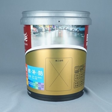 20 litros Gray Plastic Paint Bucket With derramam o bico e a tampa