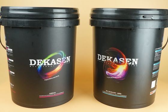 1.2 kg de plástico de pintura balde 1 galão de capacidade com alça e tampa garantida