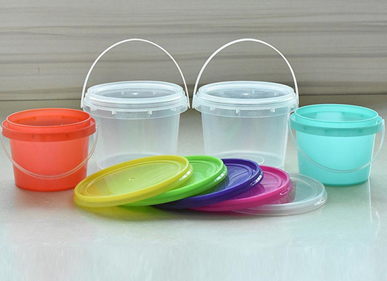 Balde de plástico seguro para produtos sensíveis à temperatura