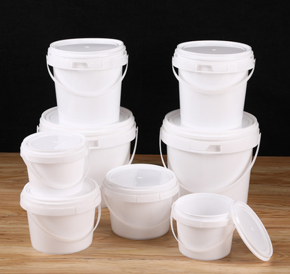 Recuperação gratuita Logotipo personalizável Balde de plástico para alimentos Material PP/HDPE