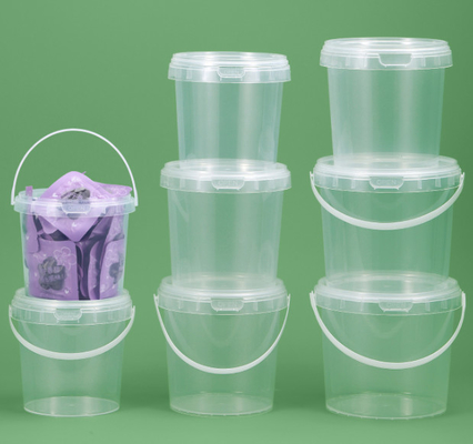 PP/HDPE Manutenção de balde de plástico para alimentos Disponível Branco com tampa